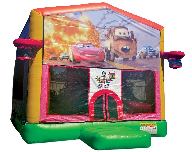 Cars Theme Jumping Castle